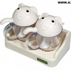 334熊貓二缸調味盒