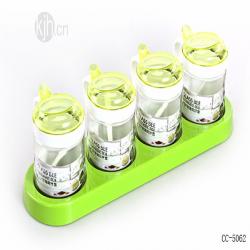 蜂味玻璃調味盒（4格）