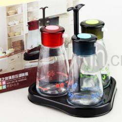 君之玻璃按壓調味瓶（三