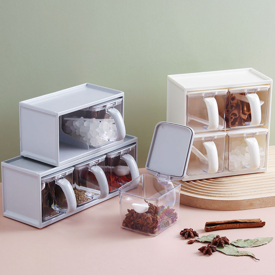 簡(jiǎn)約調味盒(兩格/三格