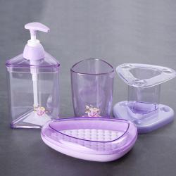 玫瑰園三角形衛浴4件