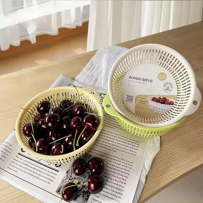 套裝/大號單個(gè)圓形果蔬篩 2025新色