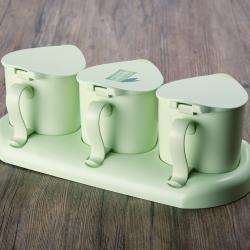 纖竹時(shí)尚調味盒 (3格)