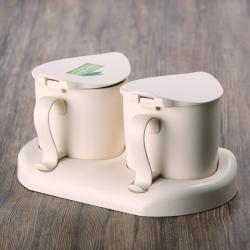 纖竹時(shí)尚調味盒 (2格)