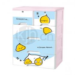 快樂(lè )小鳥(niǎo)四層柜（雙鎖）