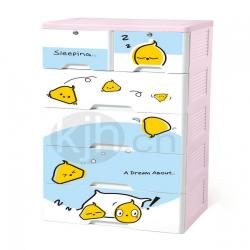 快樂(lè )小鳥(niǎo)五層柜（雙鎖）