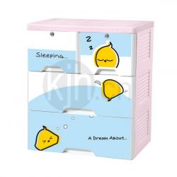 快樂(lè )小鳥(niǎo)三層柜（雙鎖）