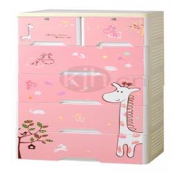 歡樂(lè )鹿五層柜（雙鎖）