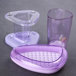 玫瑰園三角形衛浴3件