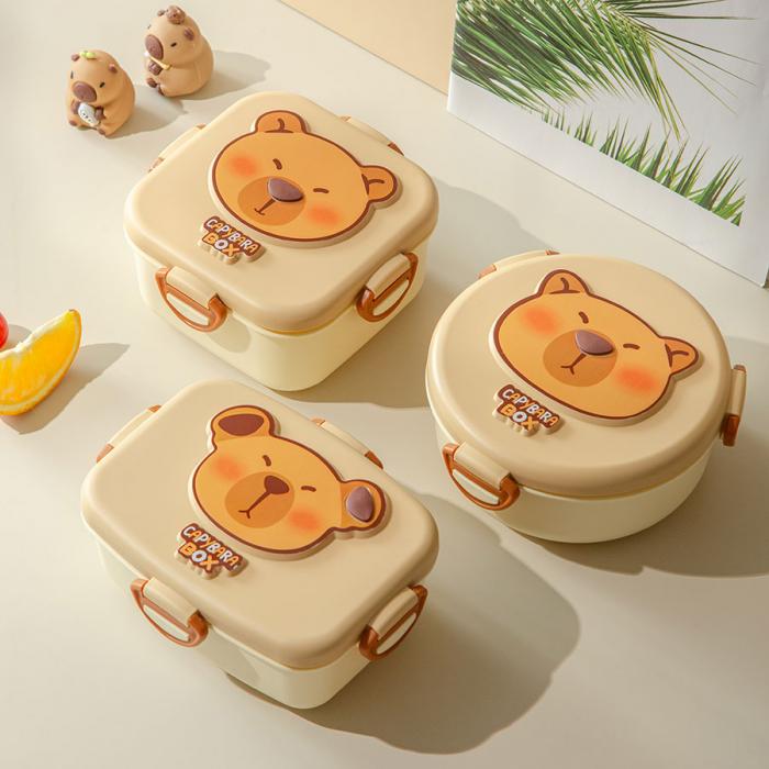 鈍鈍豚長(cháng)方形/圓形/正方形便當盒