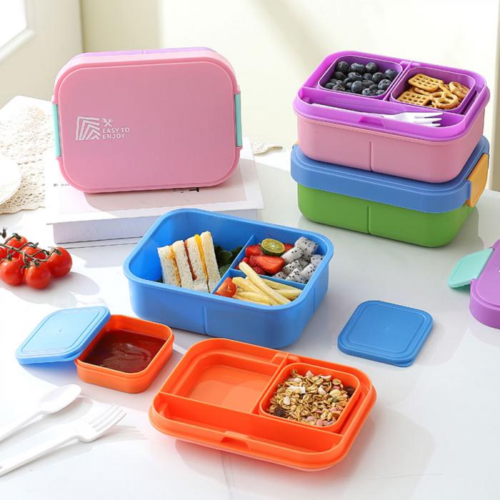 星樂(lè )便當盒(飯盒1300ml/醬料盒140ml)