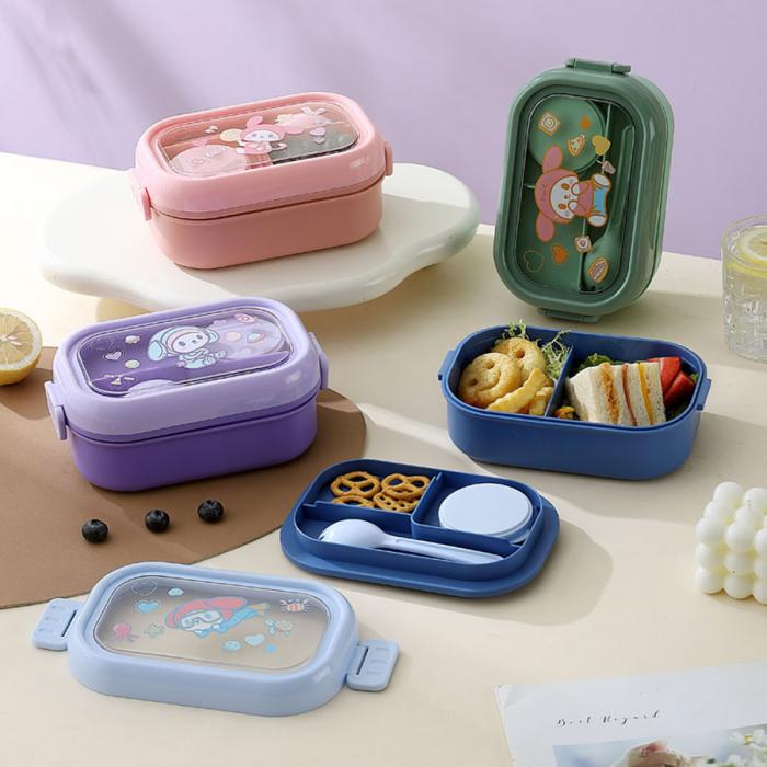 萌趣單層/雙層便當盒 卡通