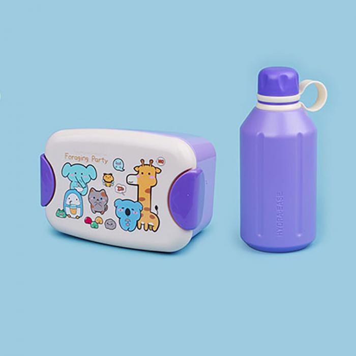 尚趣迷你耳朵飯盒(900ml)(含格子)+圓形運動(dòng)