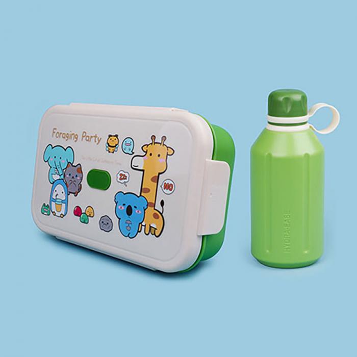 尚趣樂(lè )扣大容量單層飯盒(1200ml)+圓形運動(dòng)