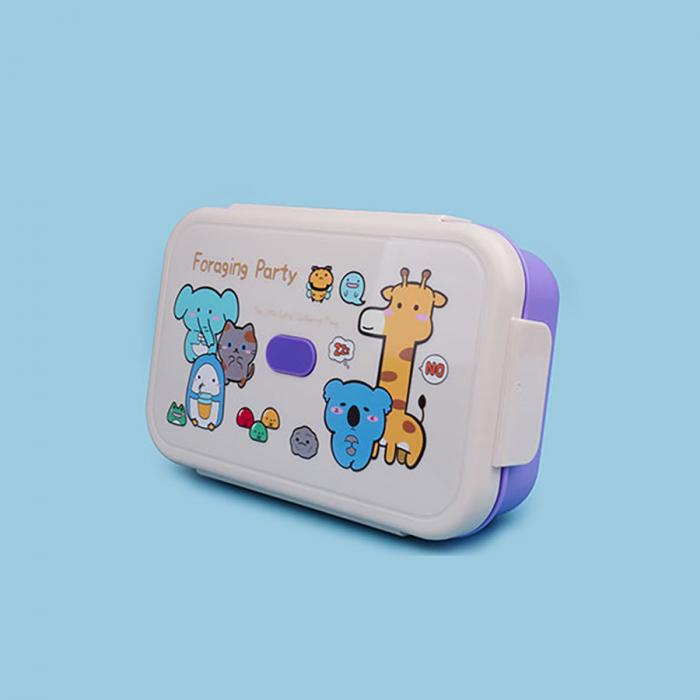 尚趣樂(lè )扣大容量雙層飯盒(1200ml)