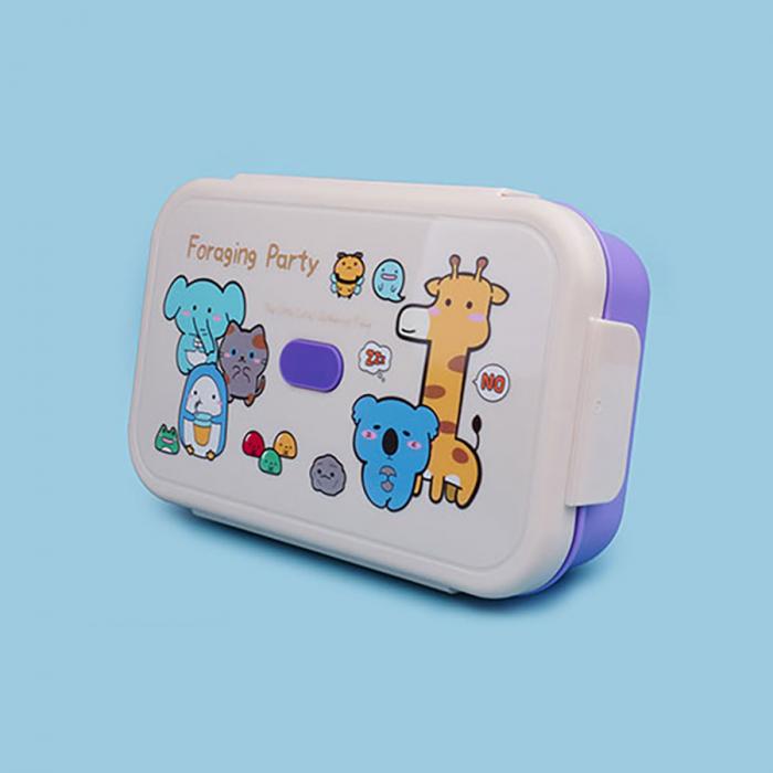 尚趣樂(lè )扣大容量單層飯盒(1200ml)